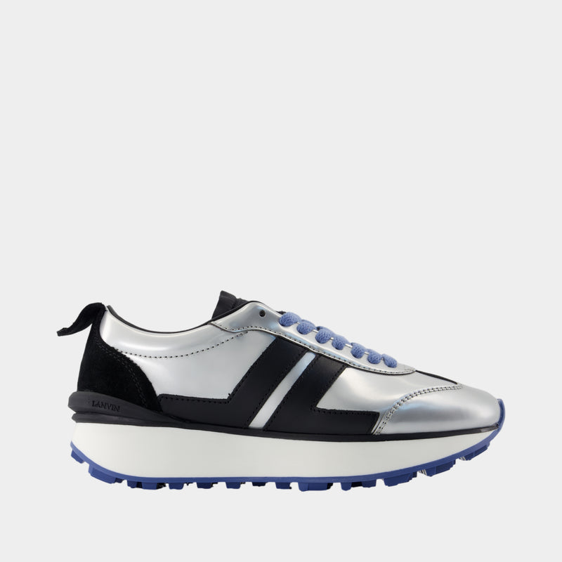 Bumpr Sneakers - Lanvin - Leather - Silver