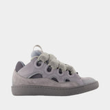 Curb Monocolor Sneakers - Lanvin - Leather - Grey