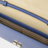 Grace Chaine Clutch - A.P.C. - Leather - Blue