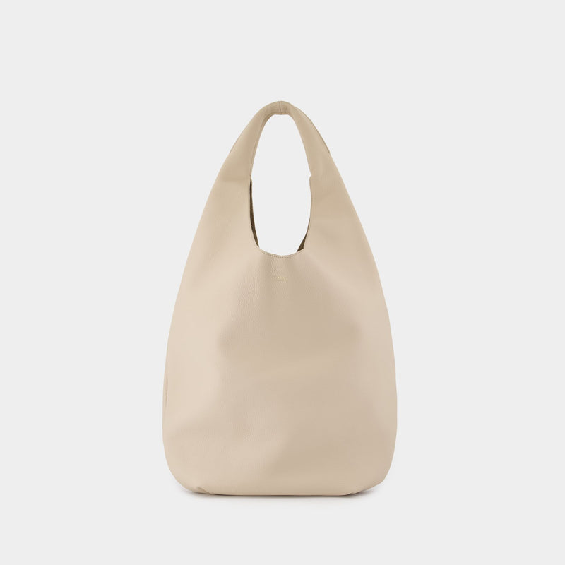 Le Neige Shoulder Bag - A.P.C. - Leather - Beige