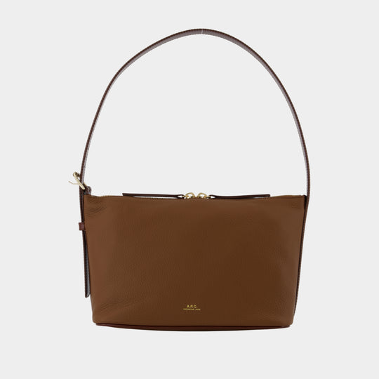 Vera Shoulder Bag - A.P.C. - Leather - Brown
