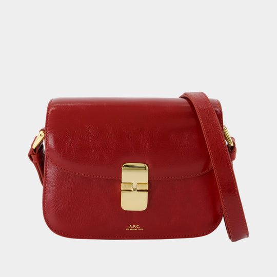 Grace Small Crossbody - A.P.C. - Leather - Red