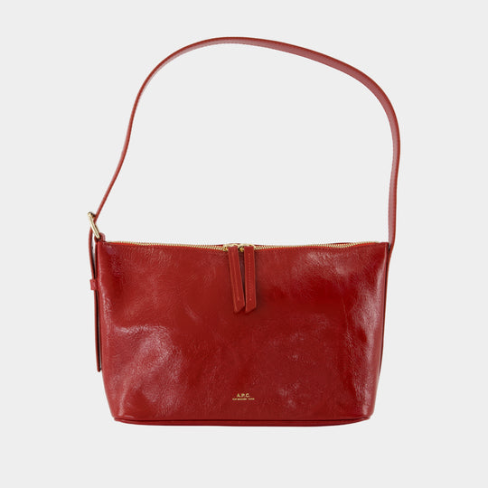 Vera Shoulder Bag - A.P.C. - Leather - Red