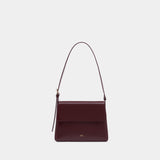 Virginie Flap Shoulder Bag - A.P.C. - Leather - Red