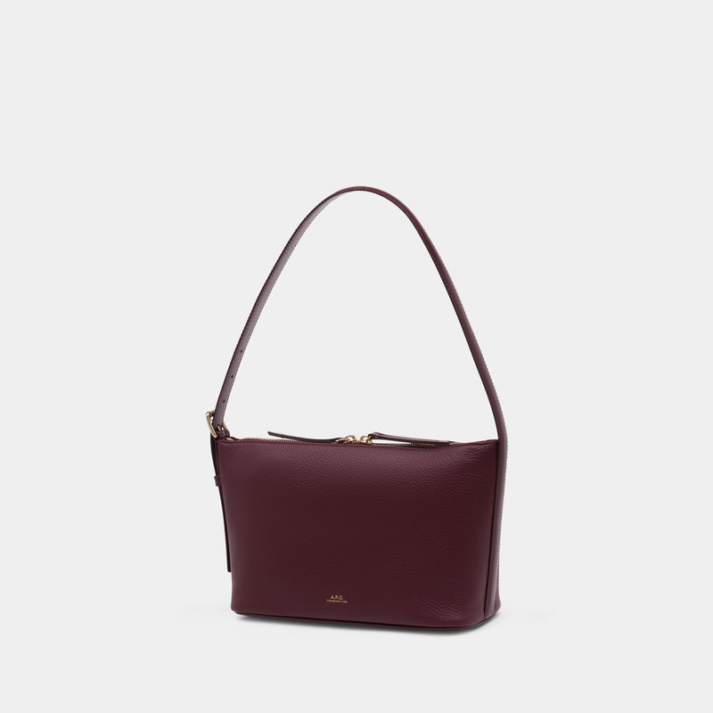Vera Shoulder Bag - A.P.C. - Leather - Bordeau