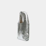 Ninon Small Shopper Bag - A.P.C. - Synthetic - Silver