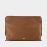 Neige Clou Vanity Case - A.P.C. - Leather - Brown