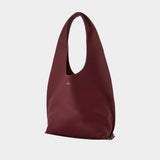 Le Neige Clou Shoulder Bag - A.P.C. - Leather - Burgundy