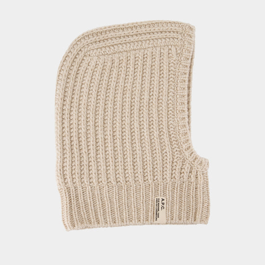 Alix Balaclava - A.P.C. - Wool - Beige