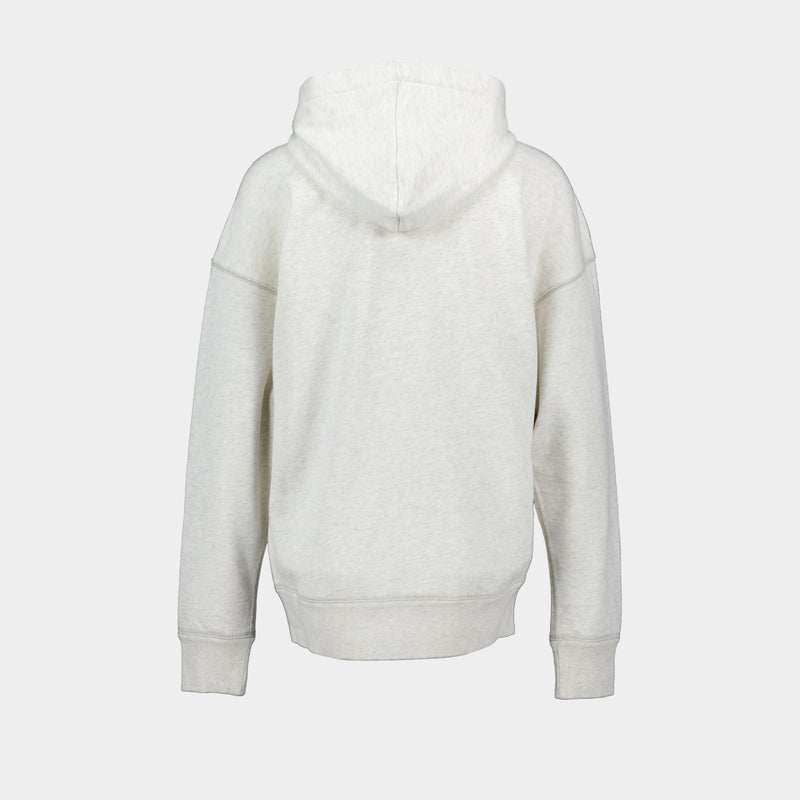 Mansel Gz Hoodie - Isabel Marant - Cotton - White
