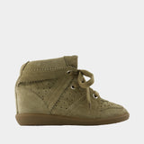 Bobby trainers - Isabel Marant - Suede - Khaki