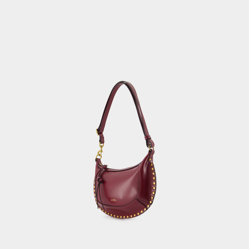 Oskan Moon Gd Shoulder Bag - Isabel Marant - Leather - Burgundy