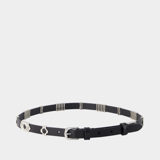 Odena Gb Belt - Isabel Marant - Leather - Black