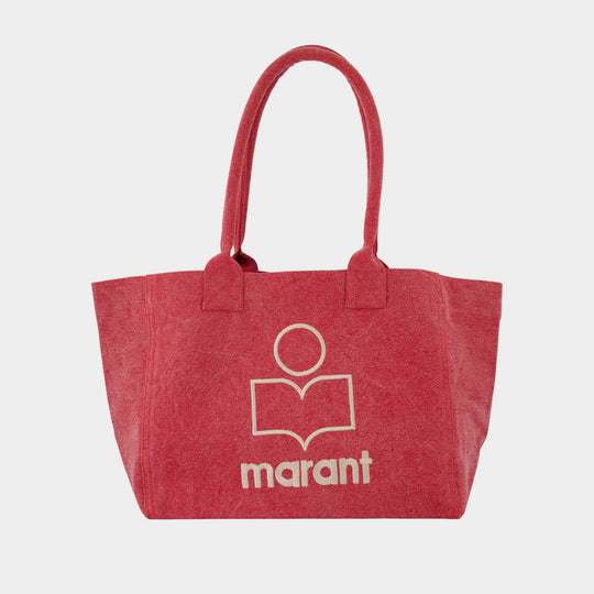 Yenky Zipped Gz 红色棉质购物包