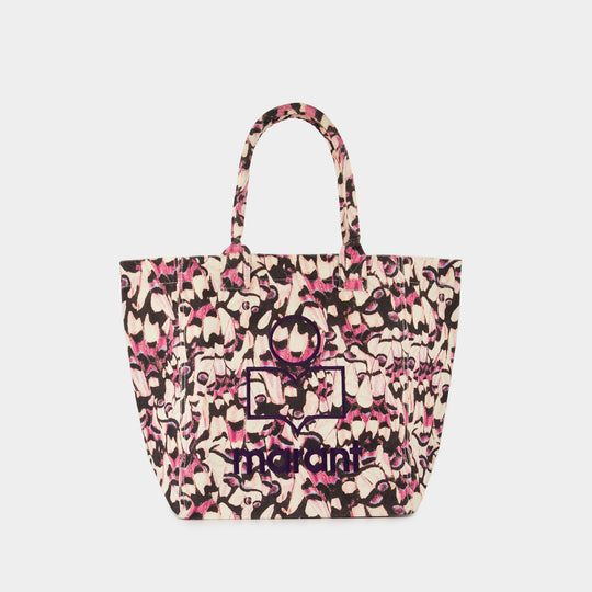 Yenky 粉色棉质斜挎包