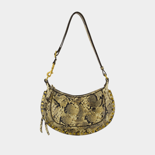 Oskan Moon Gb Shoulder Bag - Isabel Marant - Leather - Beige