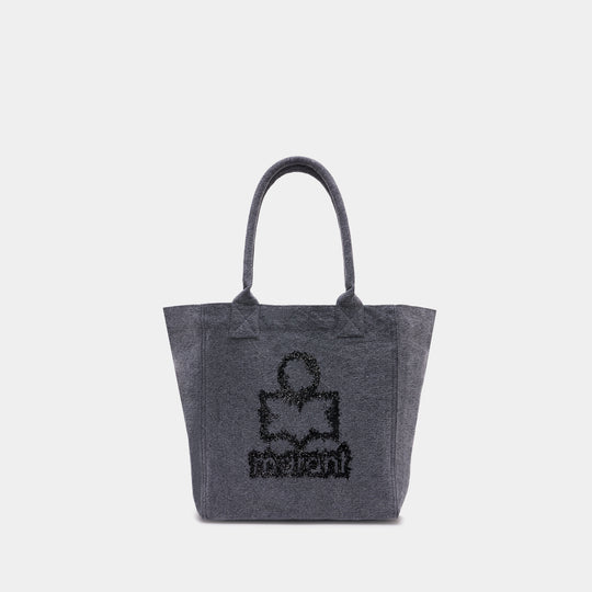 Small Yenky Gf Shopper Bag - Isabel Marant - Cotton - Grey