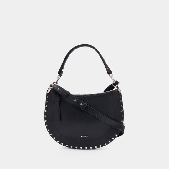 Oskan Gd Shoulder Bag - Isabel Marant - Leather - Black