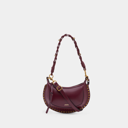 Oskan Moon Gd Crossbody - Isabel Marant - Leather - Burgundy