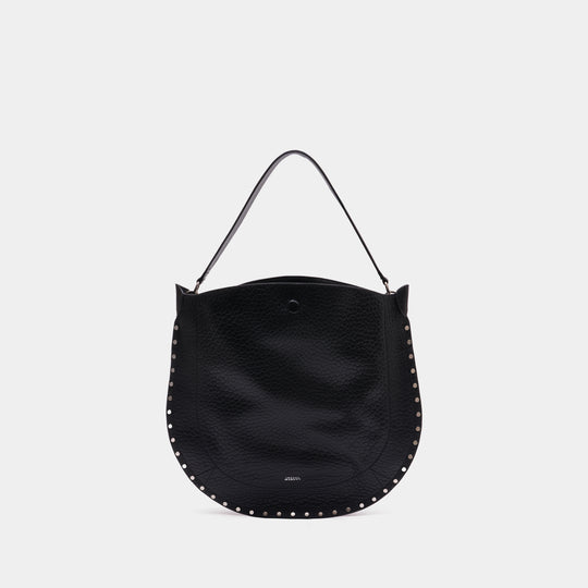 Oskan Gd Shoulder Bag - Isabel Marant - Leather - Black