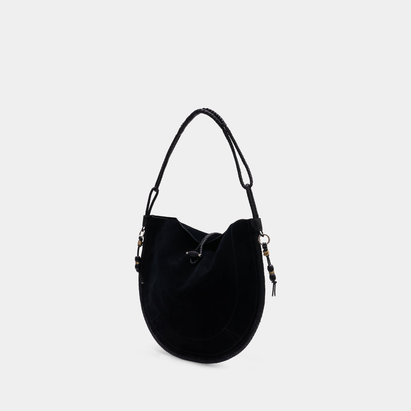 Oskan Gd Shoulder Bag - Isabel Marant - Leather - Black