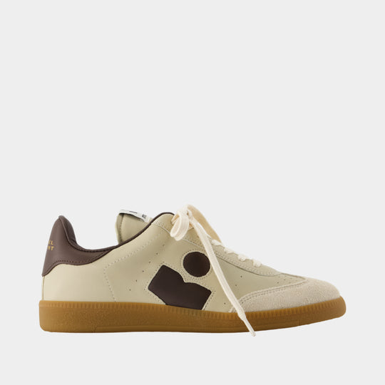 Bryce Gd Sneakers - Isabel Marant - Leather - Beige