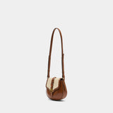 Altay Small Gc Shoulder Bag - Isabel Marant - Raffia - Brown