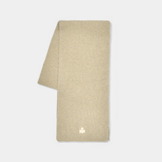Marion Ga Scarf - Isabel Marant - Cotton - Grey