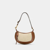 Oskan Moon Gc Shoulder Bag - Isabel Marant - Leather - Beige
