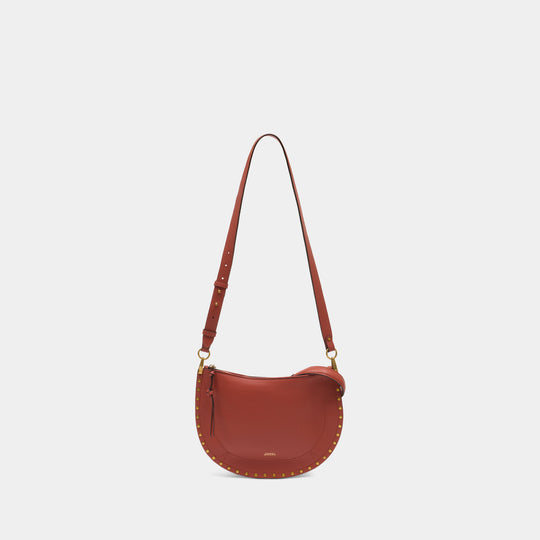 Oskan Soft Zip Gd Shoulder Bag - Isabel Marant - Leather - Brick