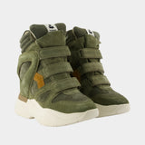 Balskee Gd trainers - Isabel Marant - Leather - Khaki