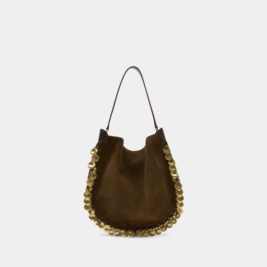 Oskan Hobo Soft Large Shoulder Bag - Isabel Marant - Leather - Brown