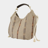 Byron Gf Tote Bag - Isabel Marant - Cotton - Beige