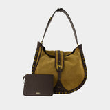 Oskan Hobo Soft Shoulder Bag - Isabel Marant - Leather - Brown