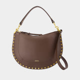 Oskan Soft Zip Shoulder Bag - Isabel Marant - Leather - Brown
