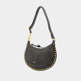Oskan Moon Shoulder Bag - Isabel Marant - Leather - Black
