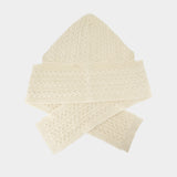 Honorine Scarf - Isabel Marant - Wool - Ivory