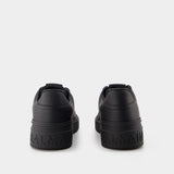 B-Court Sneakers - Balmain - Leather - Black