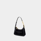 B-Army Shoulder Bag - Balmain - Leather - Black