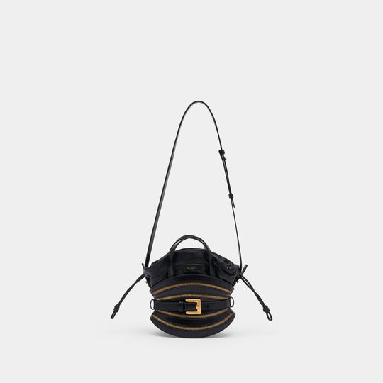 Shuffle Mini Bag - Balmain - Leather - Black