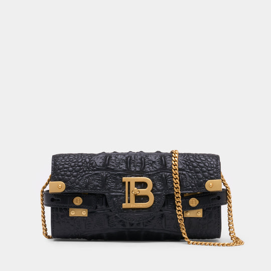 B-Buzz Pouch 23 - Balmain - Leather - Black