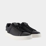 B-Court Sneakers - Balmain - Leather - Black