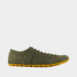 Racer 45 Sneakers - Balmain - Leather - Green