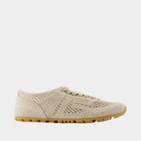 Racer 45 Sneakers - Balmain - Cotton - Beige