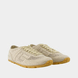 Racer 45 Sneakers - Balmain - Cotton - Beige