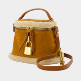 Pulse Vanity Handbag - Balmain - Leather - Khaki
