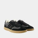 Swan Sneakers - Balmain - Leather - Black