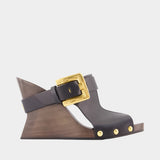 Anthem Sandals - Balmain - Leather - Black