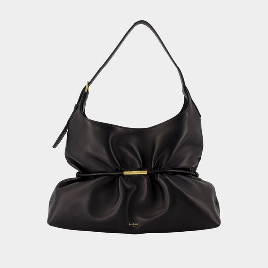 Sphynx Medium Purse - Balmain - Leather - Black