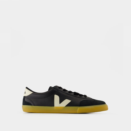 Volley Sneakers - Veja - Leather - Black